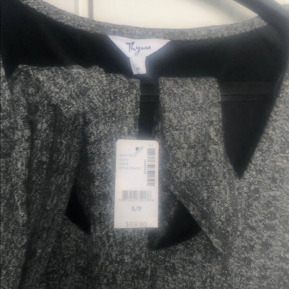 BNWT Thyme Maternity Grey Dress - Picture 2 of 3